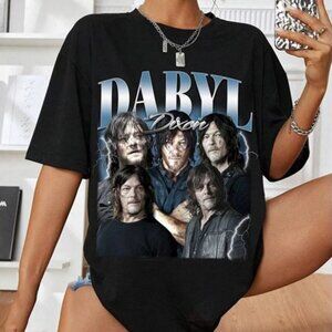 Daryl Dixon Norman Reedus Unisex T Shirt Casual Short Sleeve Top